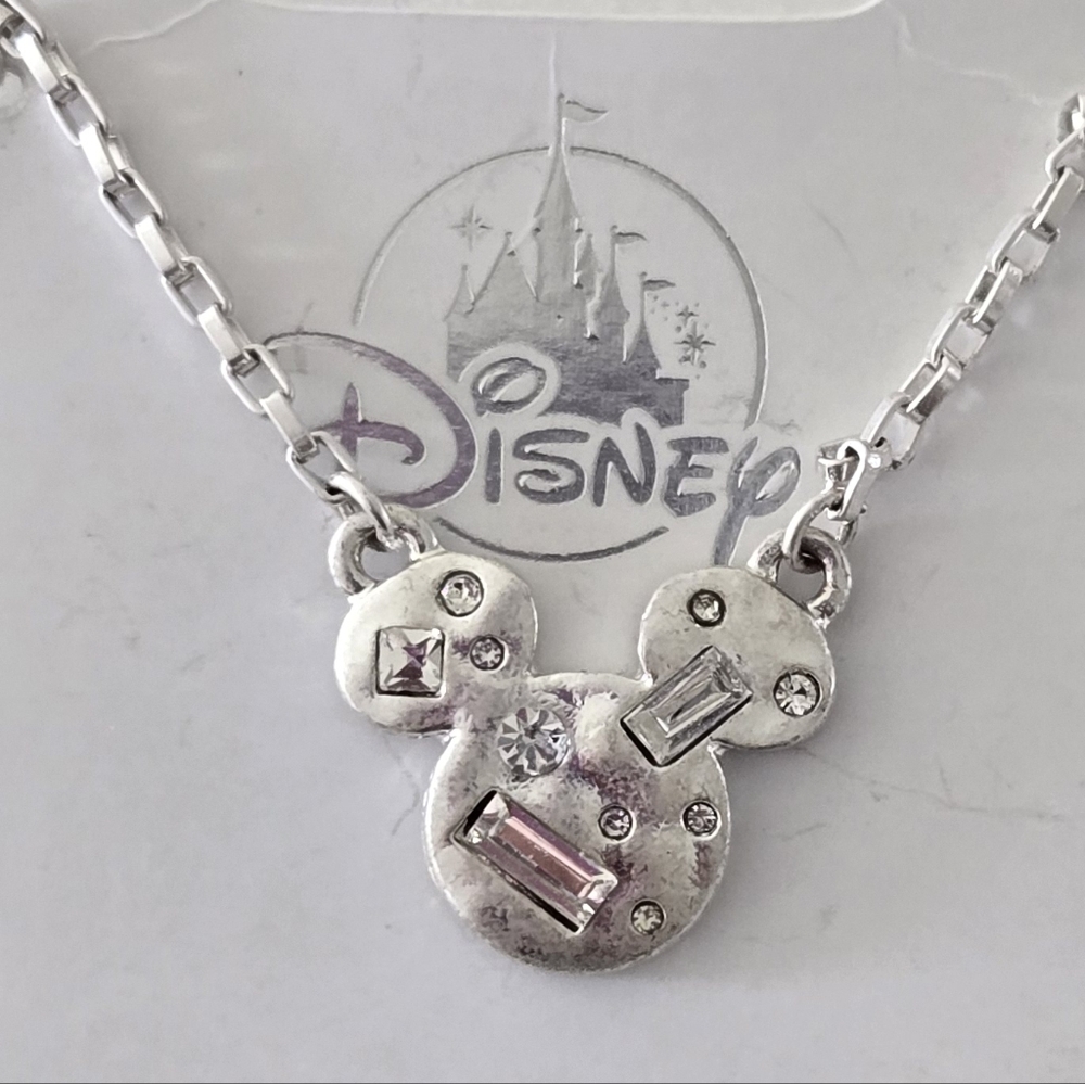 Mickey Bohemian Necklace ▪︎ Silver with Crystal Accents